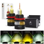 BOSLLA 3 Colors 9004 HB1 LED Headlight Bulb 6500K 4300K 3000K | B4 Series, 2 Bulbs