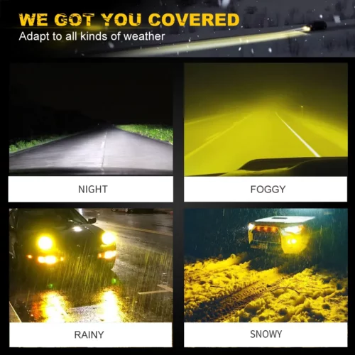 H7 yellow led shop bulb