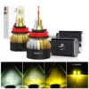BOSLLA 3 Colors H11 H8 H9 LED Headlight Bulb 6500K 4300K 3000K | B4 Series, 2 Bulbs