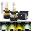 BOSLLA 3 Colors H4 9003 HB2 LED Headlight Bulb 6500K 4300K 3000K | B4 Series, 2 Bulbs