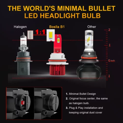 9007 LED HEADLIGHT BULB