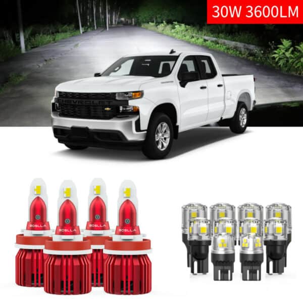 Silverado LED Headlight Bulbs Boslla