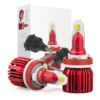 60W 7200LM H11 H8 H9 LED Headlight Bulb 6500K White | Boslla B1 Series, 2 Bulbs
