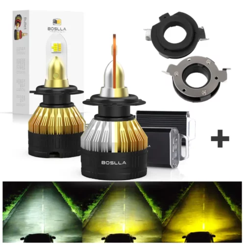 2005 2006 Chrysler Pacifica Low Beam LED Headlight Bulb - White/Yellow