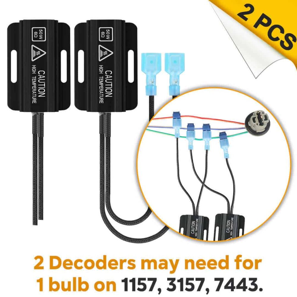 T10 T15 T20 T25 1156 CANBUS Decoder - 2pcs