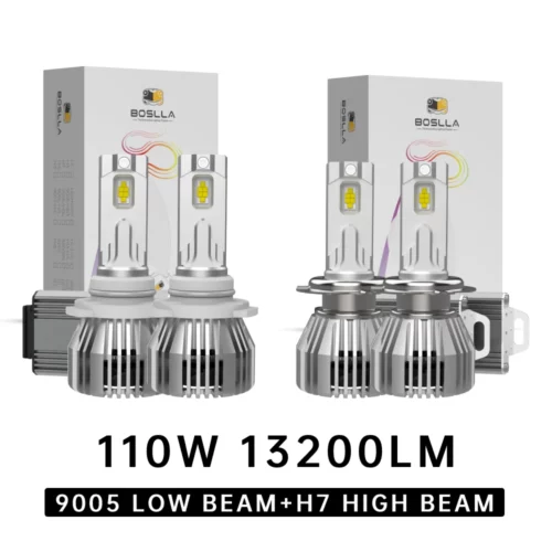 110W 9005 H7 LED HEADLIGHT BULBS