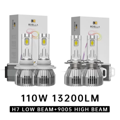 110W H7 9005 LED HEADLIGHT BULBS