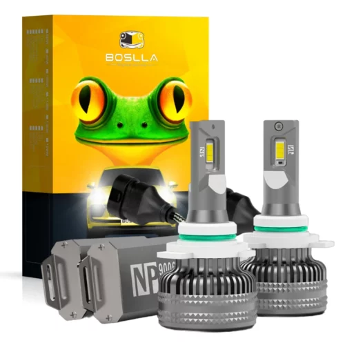 BOSLLA 9006 LED HEADLIGHT BULB 100W 12000LM 6500K WHITE