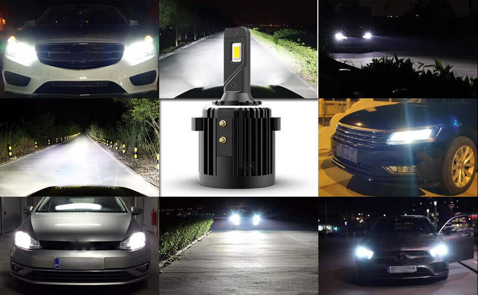Volkswagen Tiguan 2012-2017 Low Beam LED Headlight Bulb | 2 Bulbs 18 h7 led bulbs for VW Golf GTI Passat Mercedes-Benz Metris