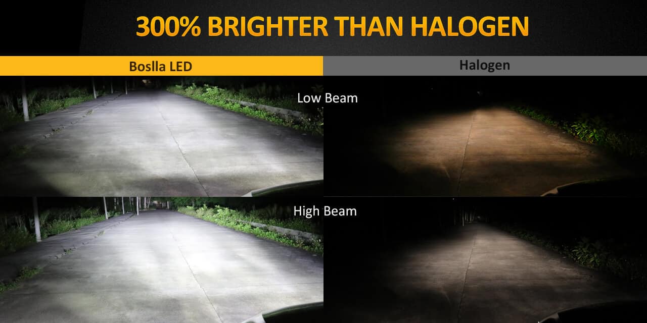 For MAZDA 3 2010-2013 4X 6000K White LED Headlight Bulbs High & Low Beam Combo