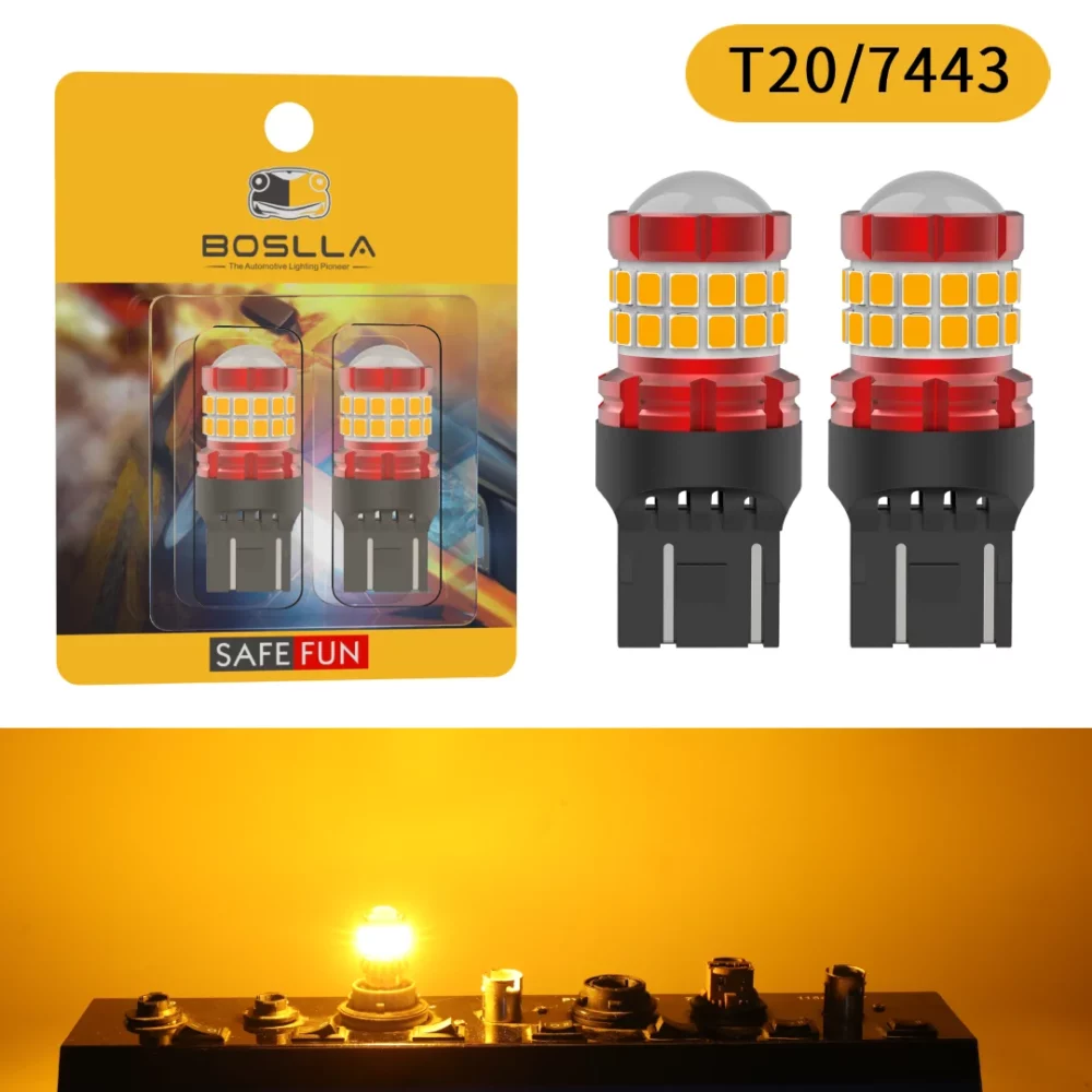 T20 7440 7443 LED LIGHT BULB AMBER