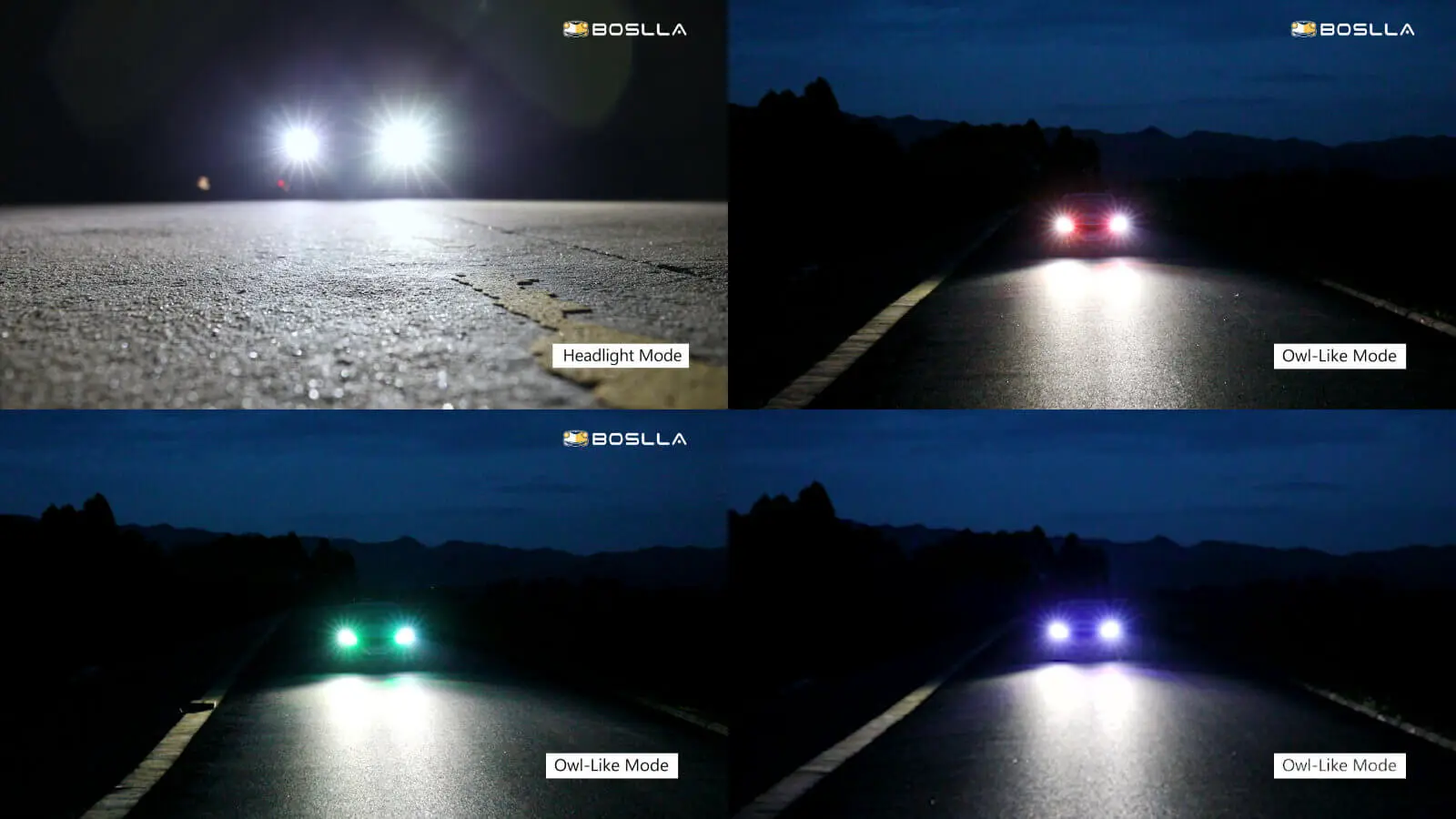 9012 RGB + White Color Changing LED Headlight Bulb 12 RGB HEADLIGHT BULB