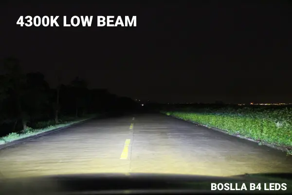 BOSLLA B4 LED Headlight Bulbs - 4300K Warm White