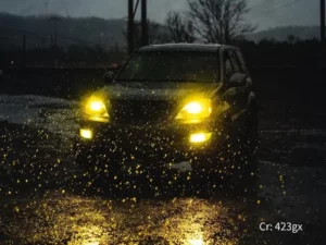 White Yellow LED Headlight Bulb For Rainy Snowy Foggy Sunny