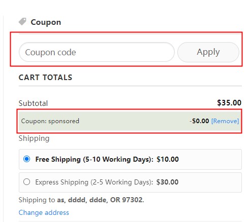 sponsored coupon