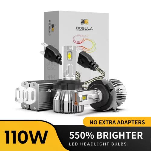 110 WATTS 13200 LUMENS H7 LED HEADLIGHT BULBS