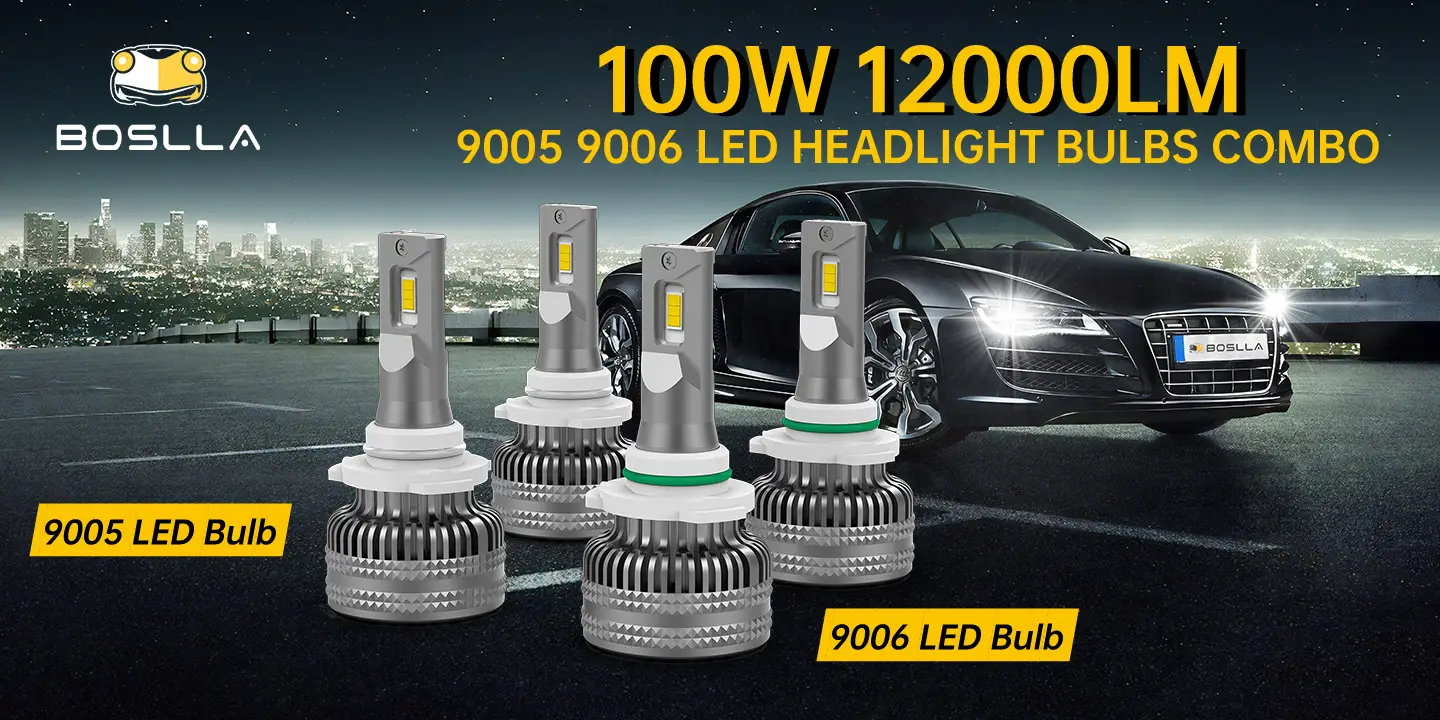 100W 9006 9005 LED BULBS