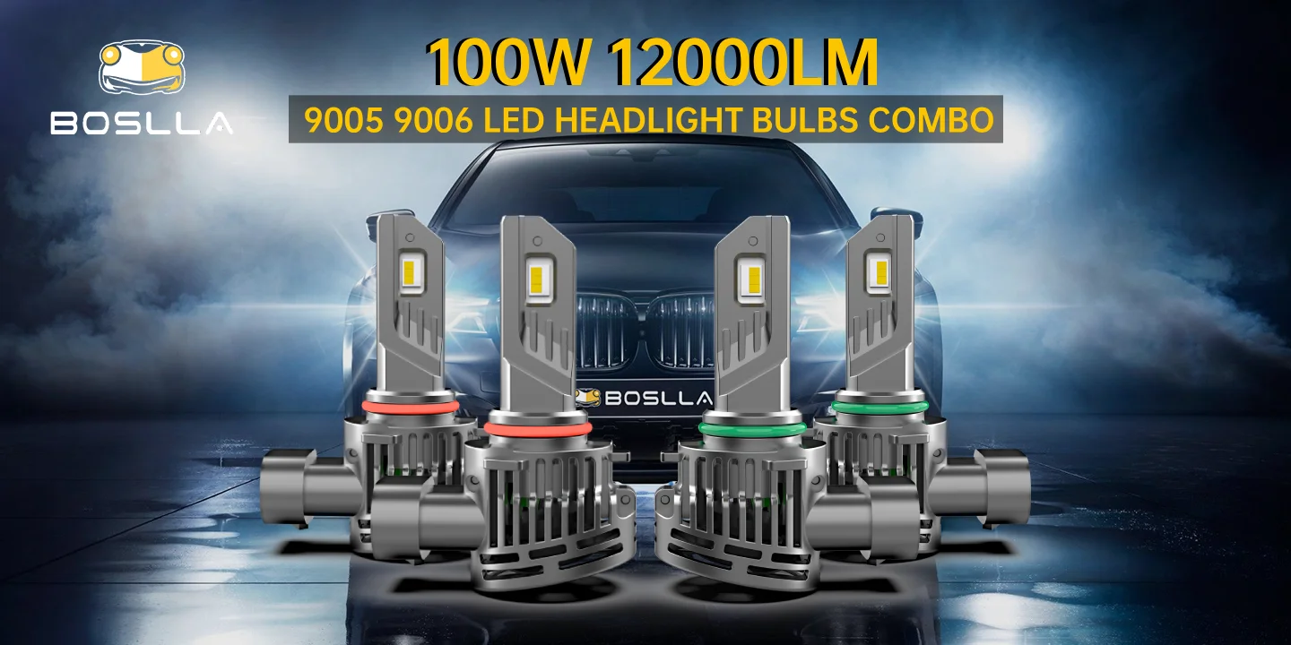 100W 9006 9005 LED BULBS V05