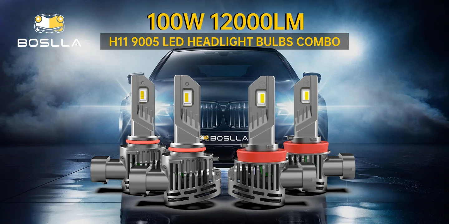 100W H11 9005 LED BULBS V05