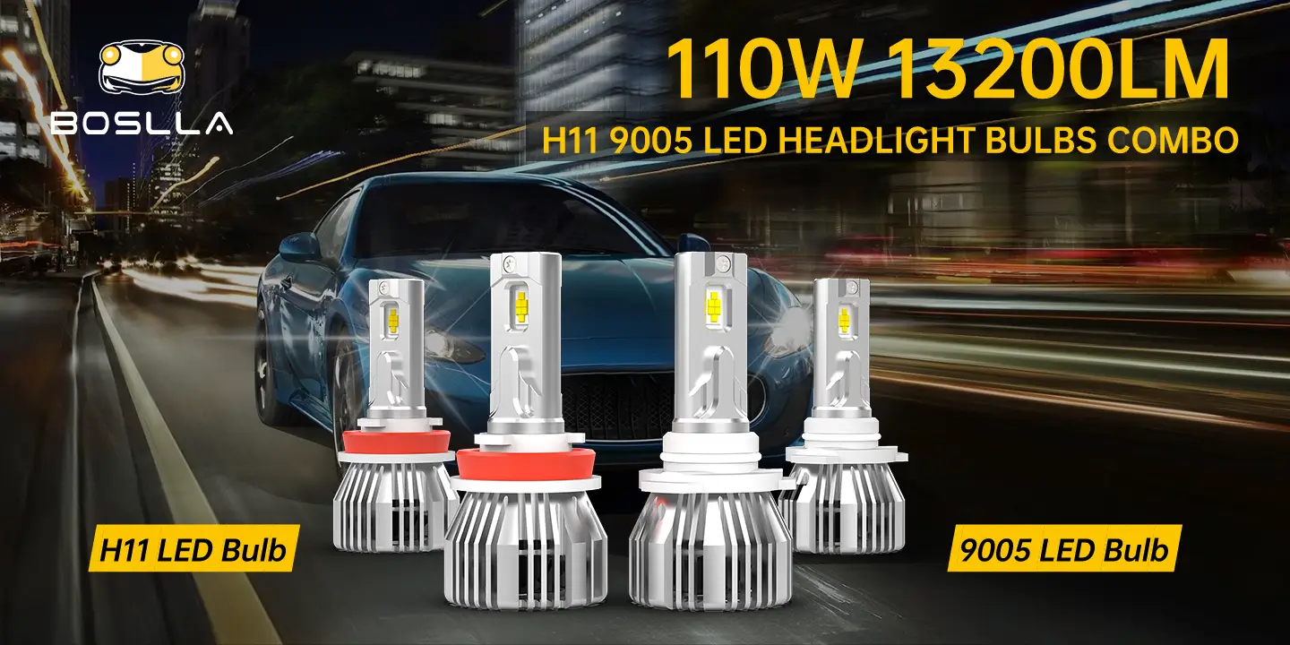 110W H11 9005 LED BULBS