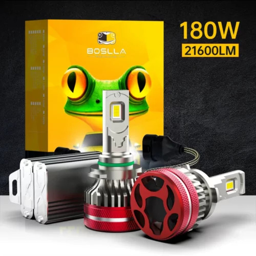 9006 LED Bulbs 21600LM 180W 6500K White (Pair)
