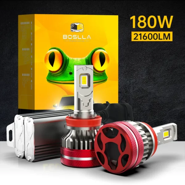 21600LM 180W Super Bright LED Headlight Conversion Kit