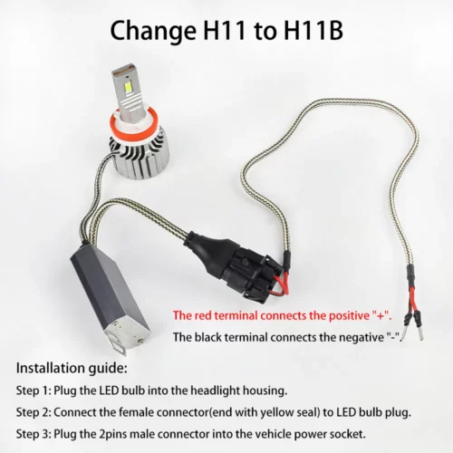 H11B LED Headlight Bulbs 140 Watts