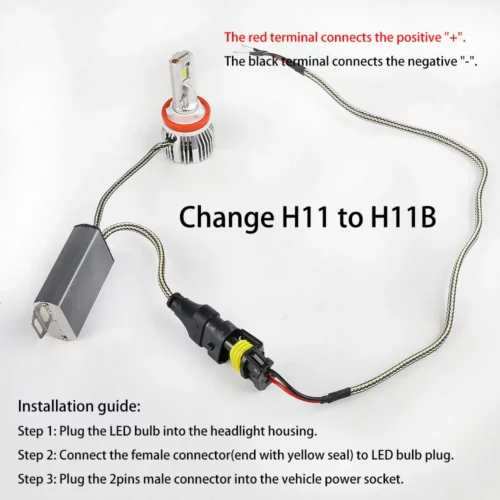 H11B LED Headlight Bulbs 110 Watts