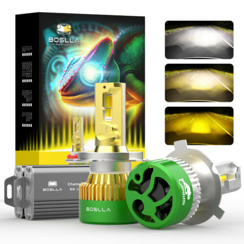 H4 LED Headlight Bulbs White Warm White Yellow 3 Color Changing