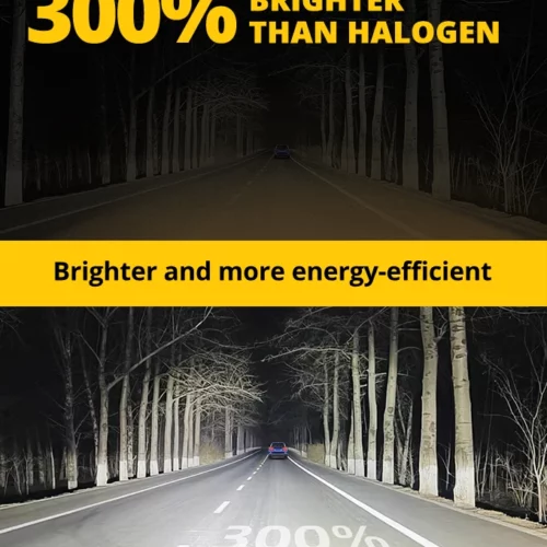 Boslla B4 3 Color Changing LED Headlight Bulb