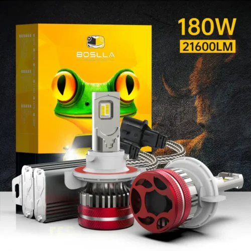 H13 LED HEADLIGHT BULBS 180W 21600LM BOSLLA