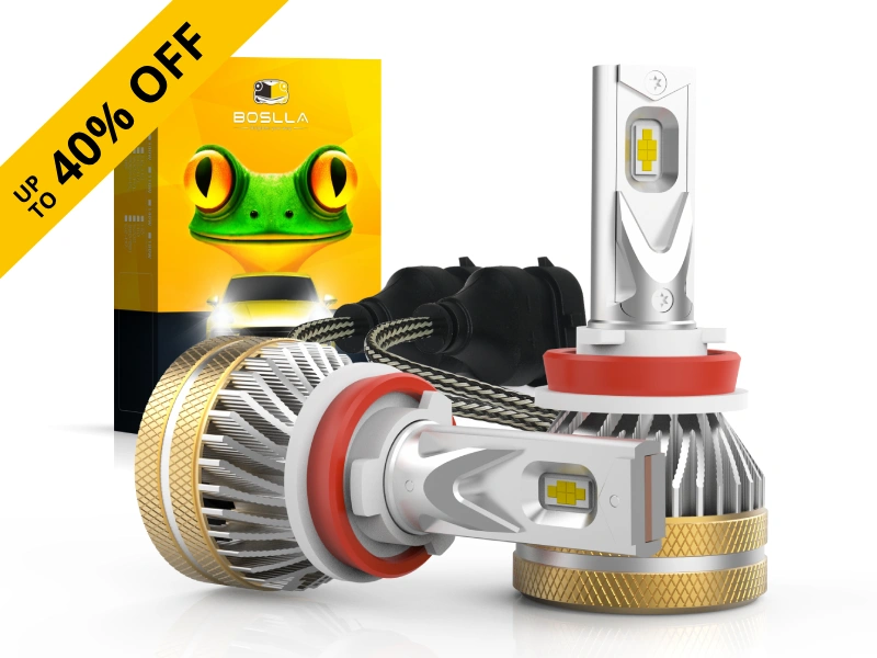 BOSLLA LED HEADLIGHT BULB 80W 9600LM