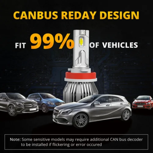 BOSLLA LED HEADLIGHT BULBS 110 WATTS 13200 LUMENS