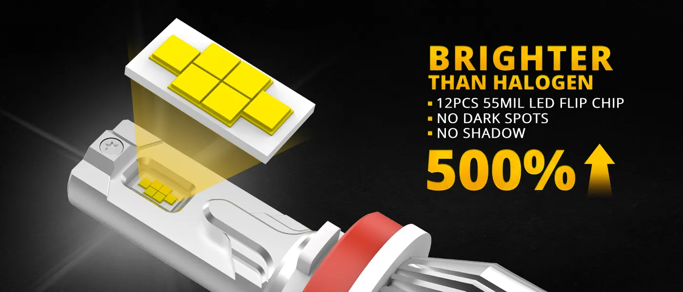 H4 LED HEADLIGHT BULBS