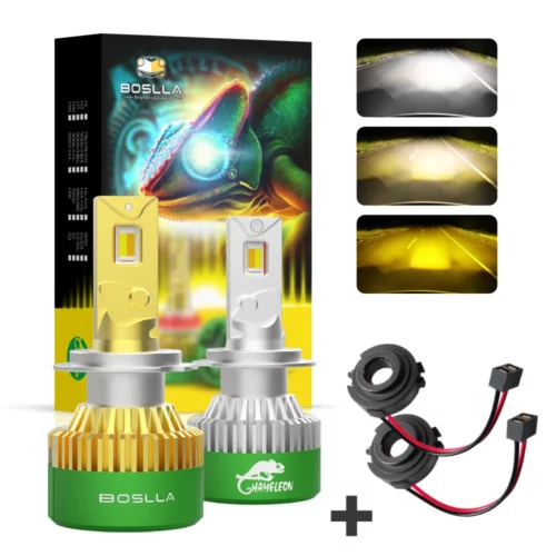 3 Colors H7 LED Bulbs for VW Golf GTI Passat Tiguan Jetta