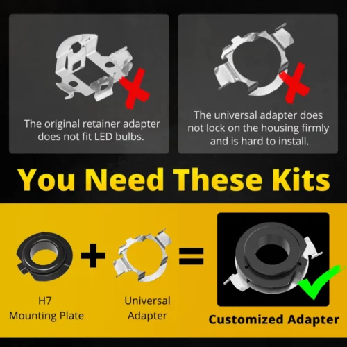 H7 Adapter Socket TK 101B