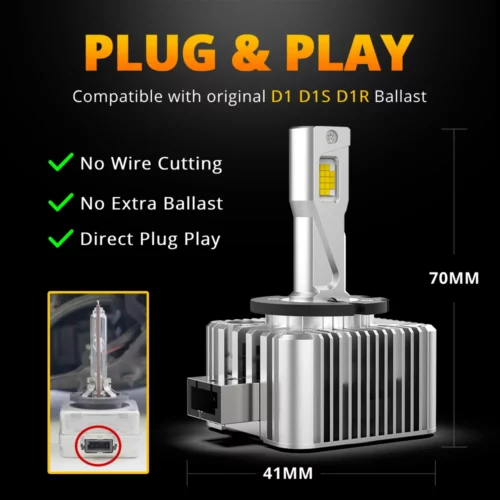 D1 D1S D1R LED Headlight Bulbs