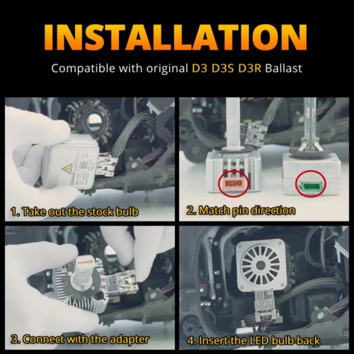 d3 d3s d3r led bulbs