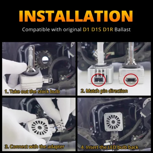 D1 D1S D1R Headlight Bulbs
